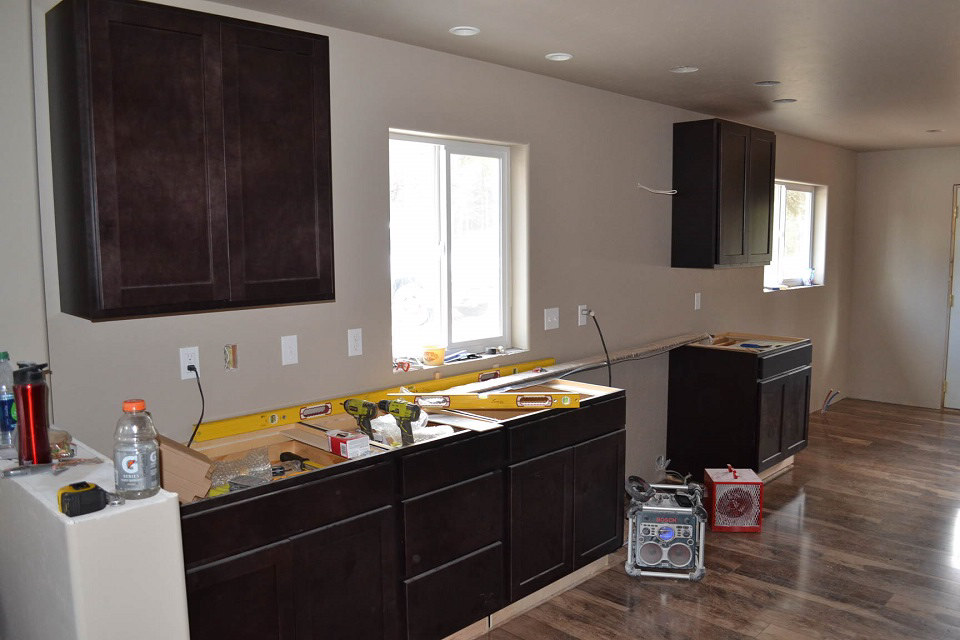 Kitchen cabinets