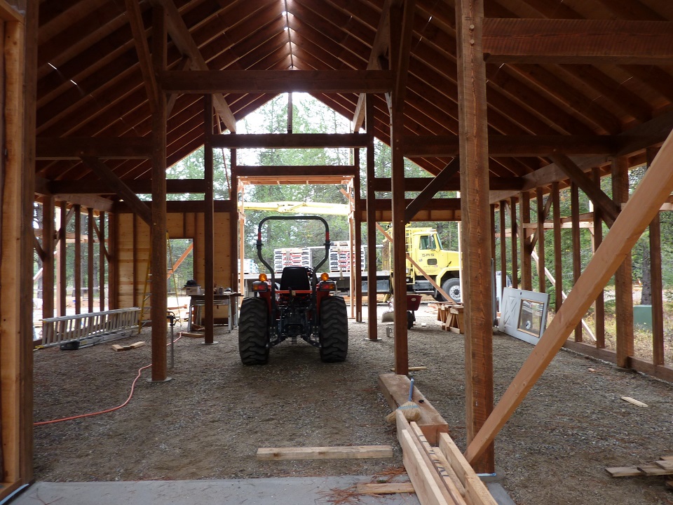 barn interior frame