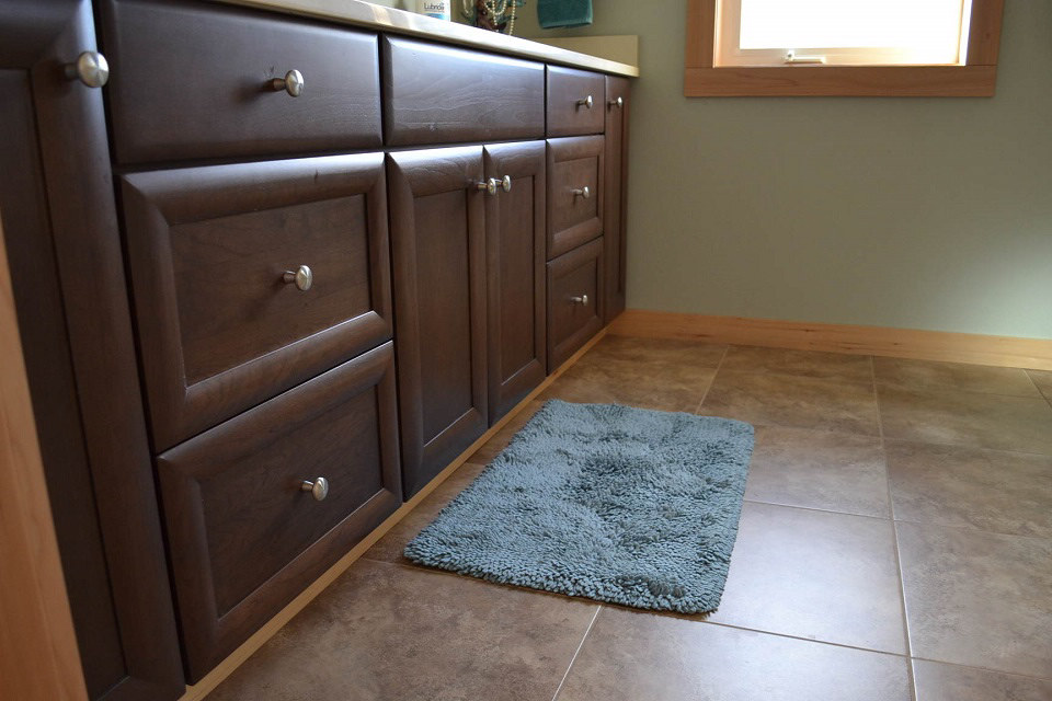 Master bath cabinetry